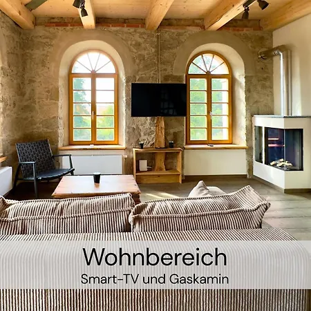 Exklusive Galeriewohnung Mit Privatsauna Und 2 Kaminen Großharthau