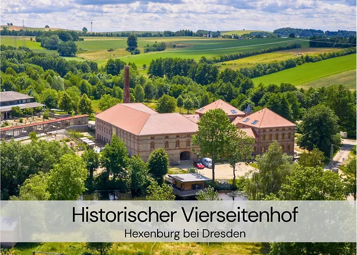 Hexenburgbeidresden 3 Architektengaleriewohnung Mit Eigener Sauna, 2 Kaminen - Naehe Saechsische Schweiz Dresden アパート Großharthau